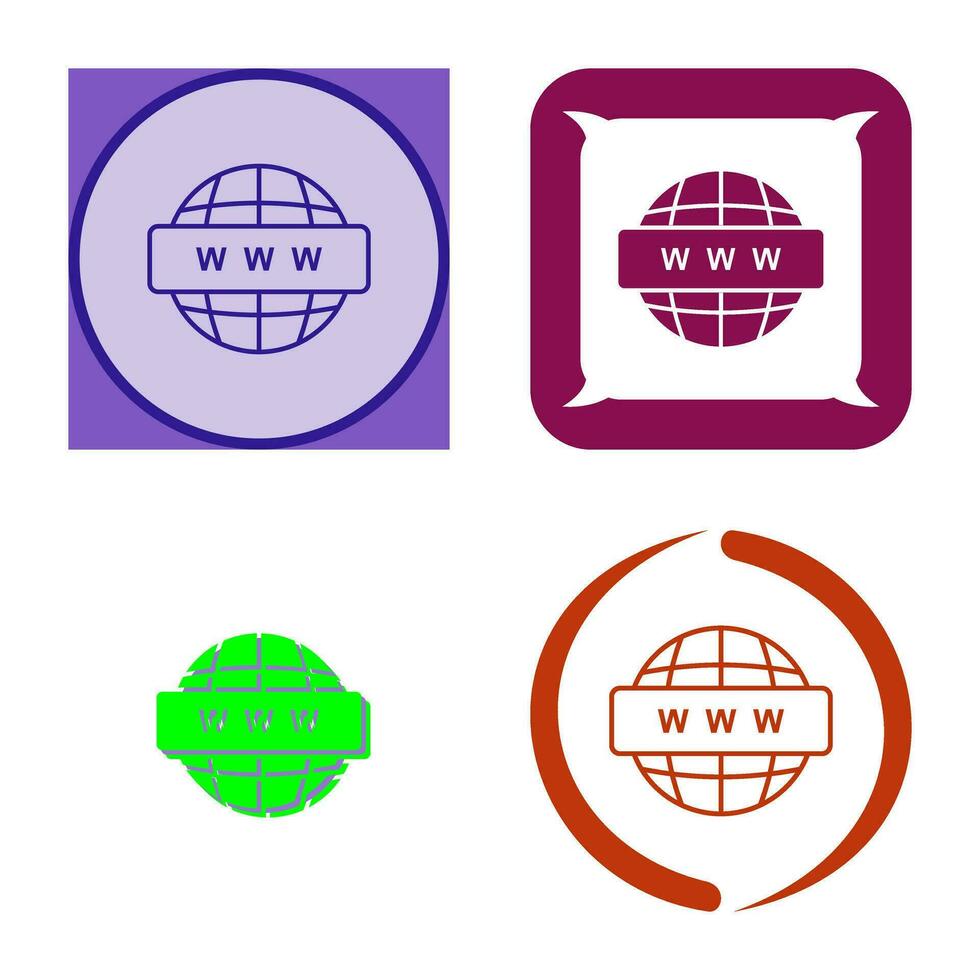 World Wide Web Vector Icon