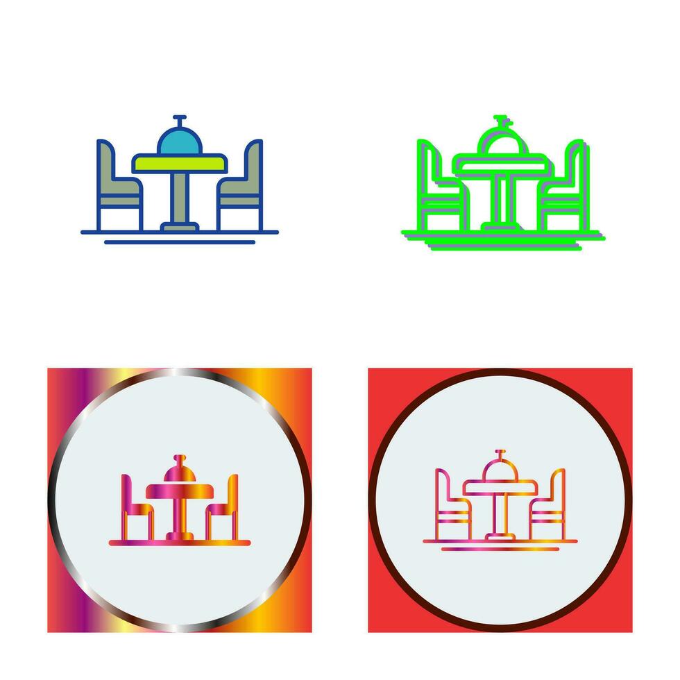 Dinning Table Vector Icon