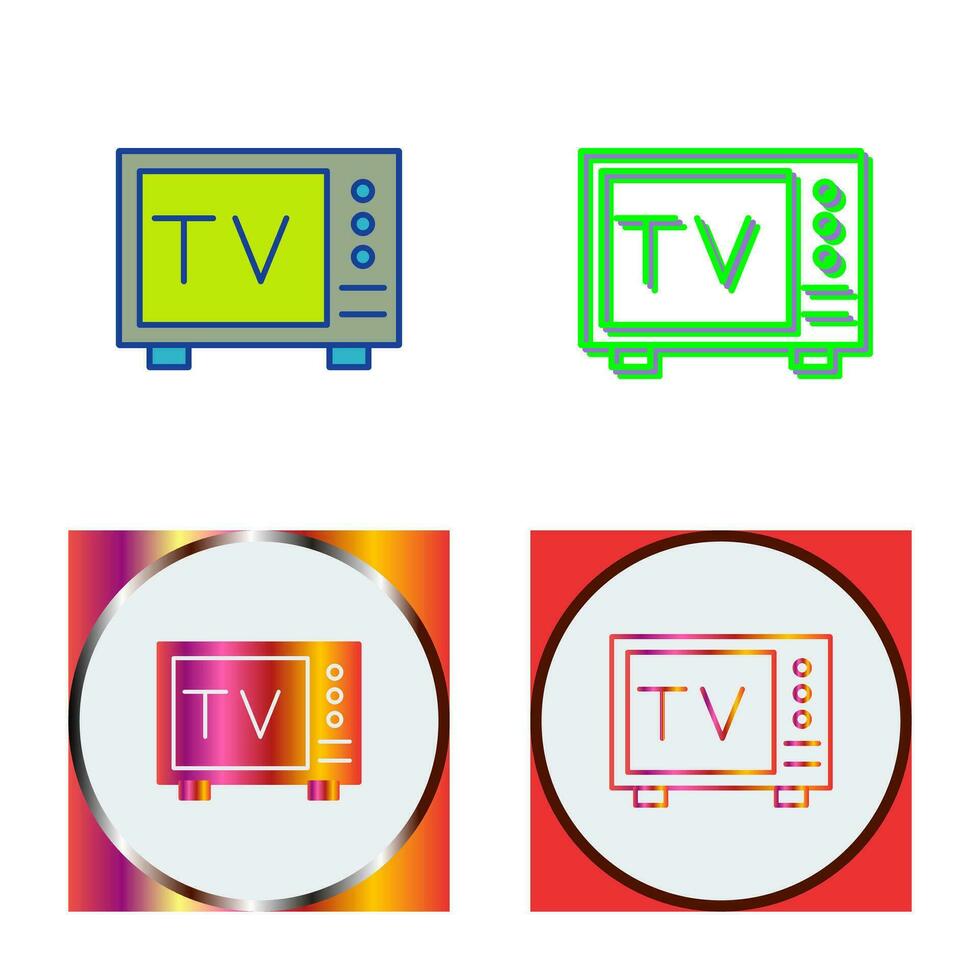 icono de vector de tv