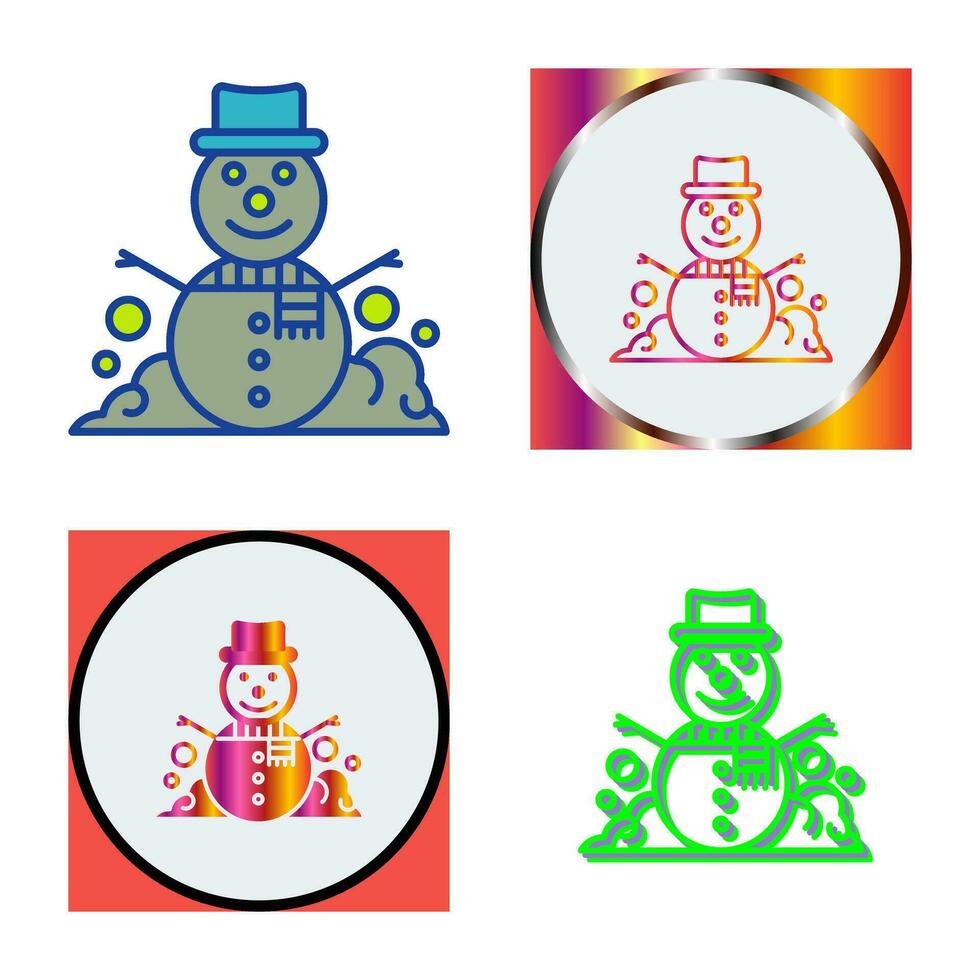 Snowman Vector Icon