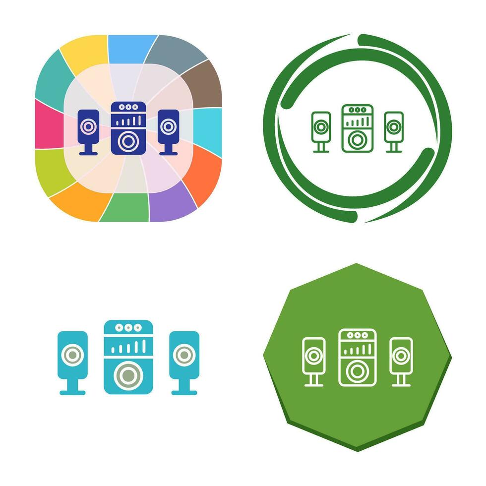 Sound System Vector Icon
