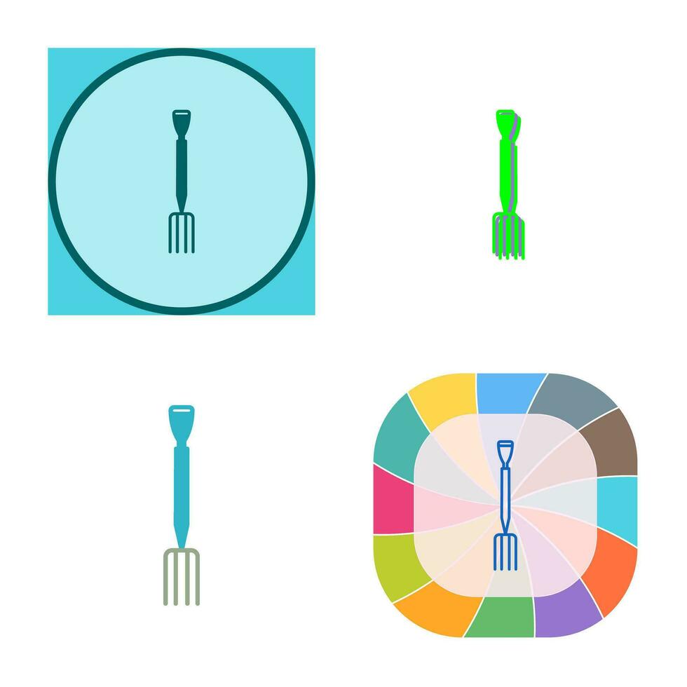 Gardening Fork Vector Icon