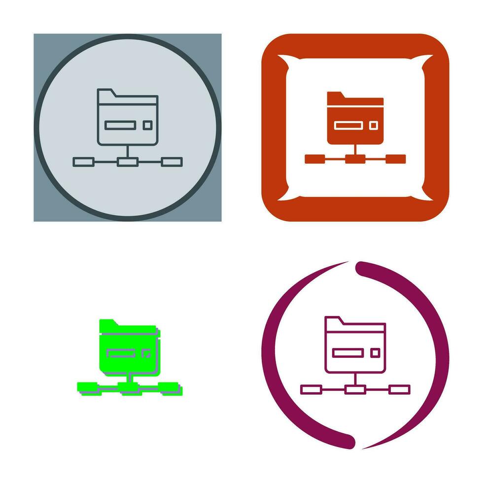 Network Folder Vector Icon 31635174 Vector Art at Vecteezy