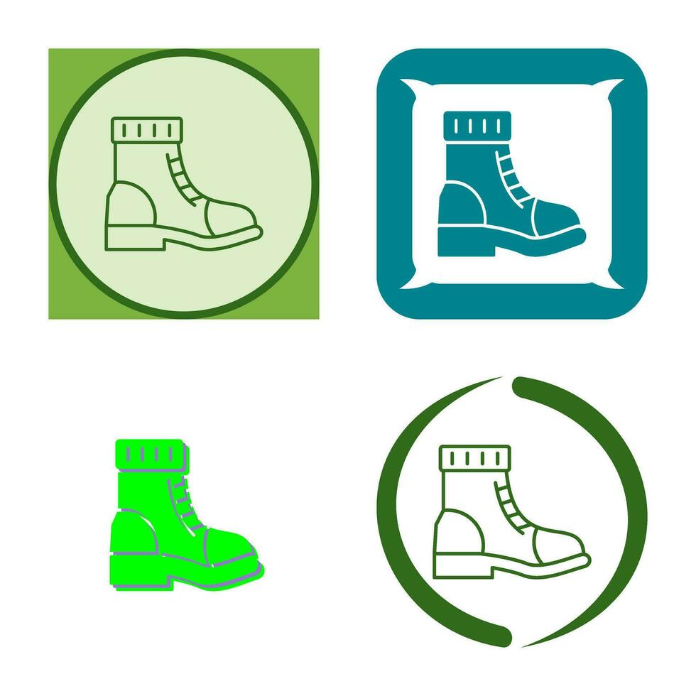 icono de vector de botas