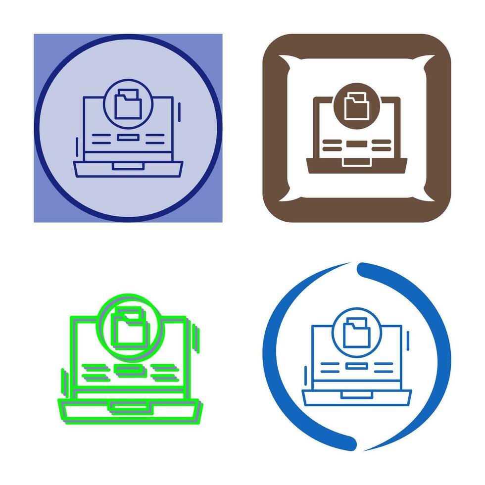 Data Storage Vector Icon