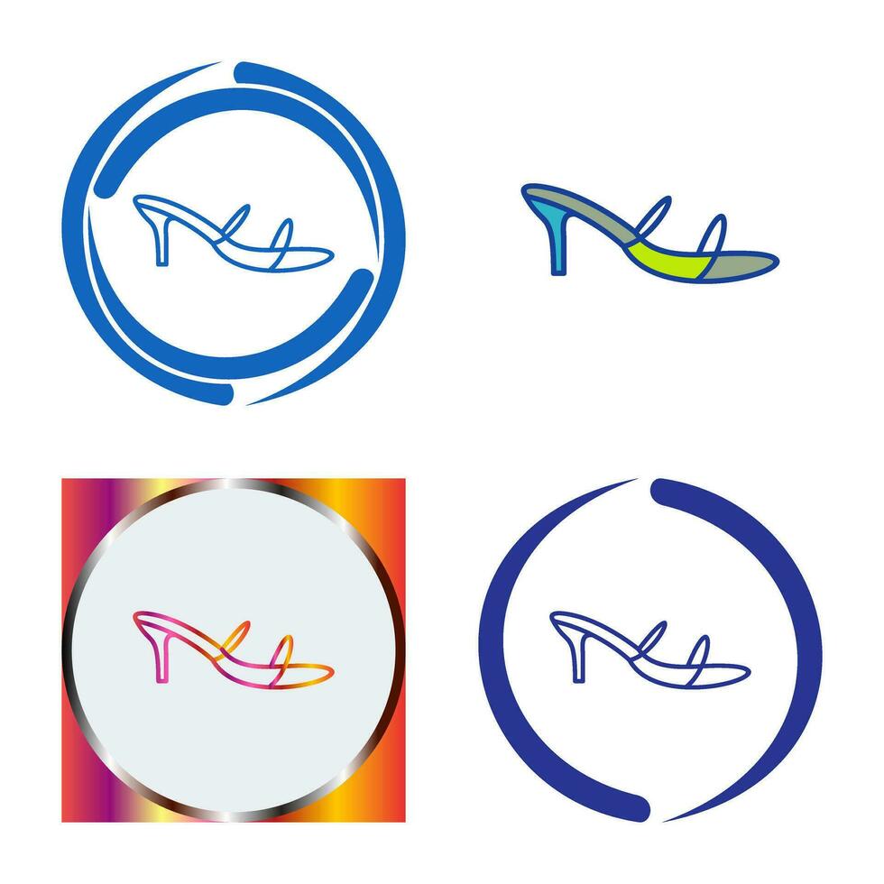 Stylish Sandals Vector Icon