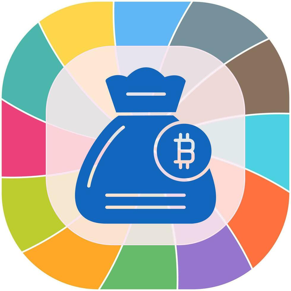 icono de vector de bolsa de dinero