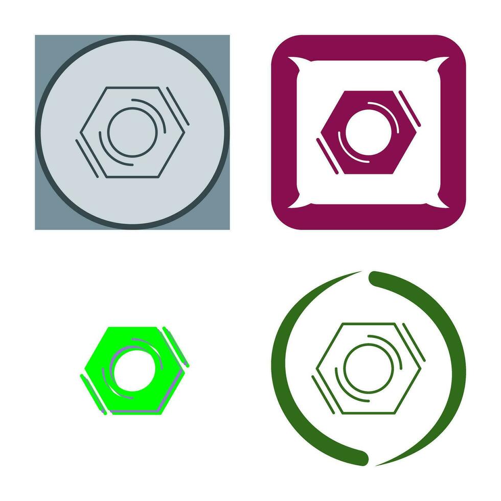 Nut Vector Icon