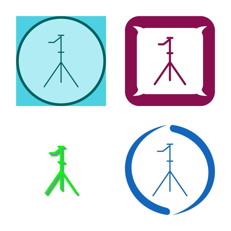 Unique Stand Vector Icon