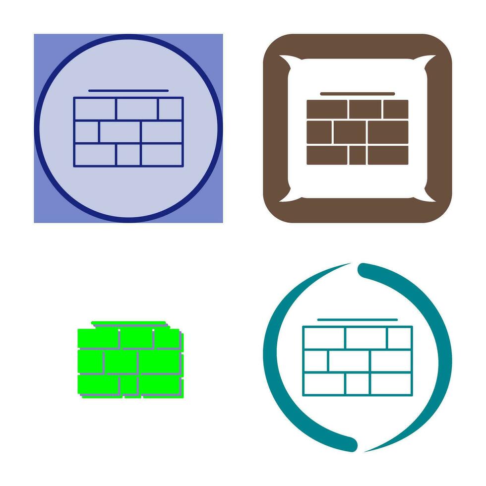 Brick wall Vector Icon