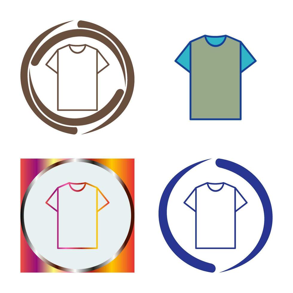 Plain T Shirt Vector Icon