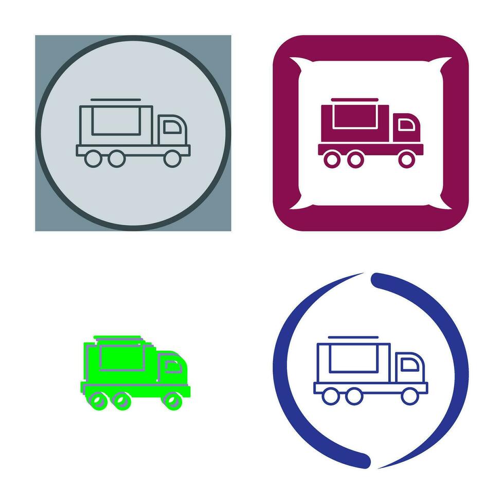 Cargo Truck Vector Icon