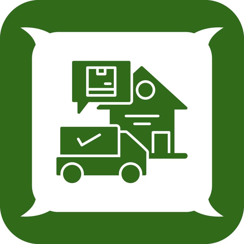 Package Receiving Vector Icon