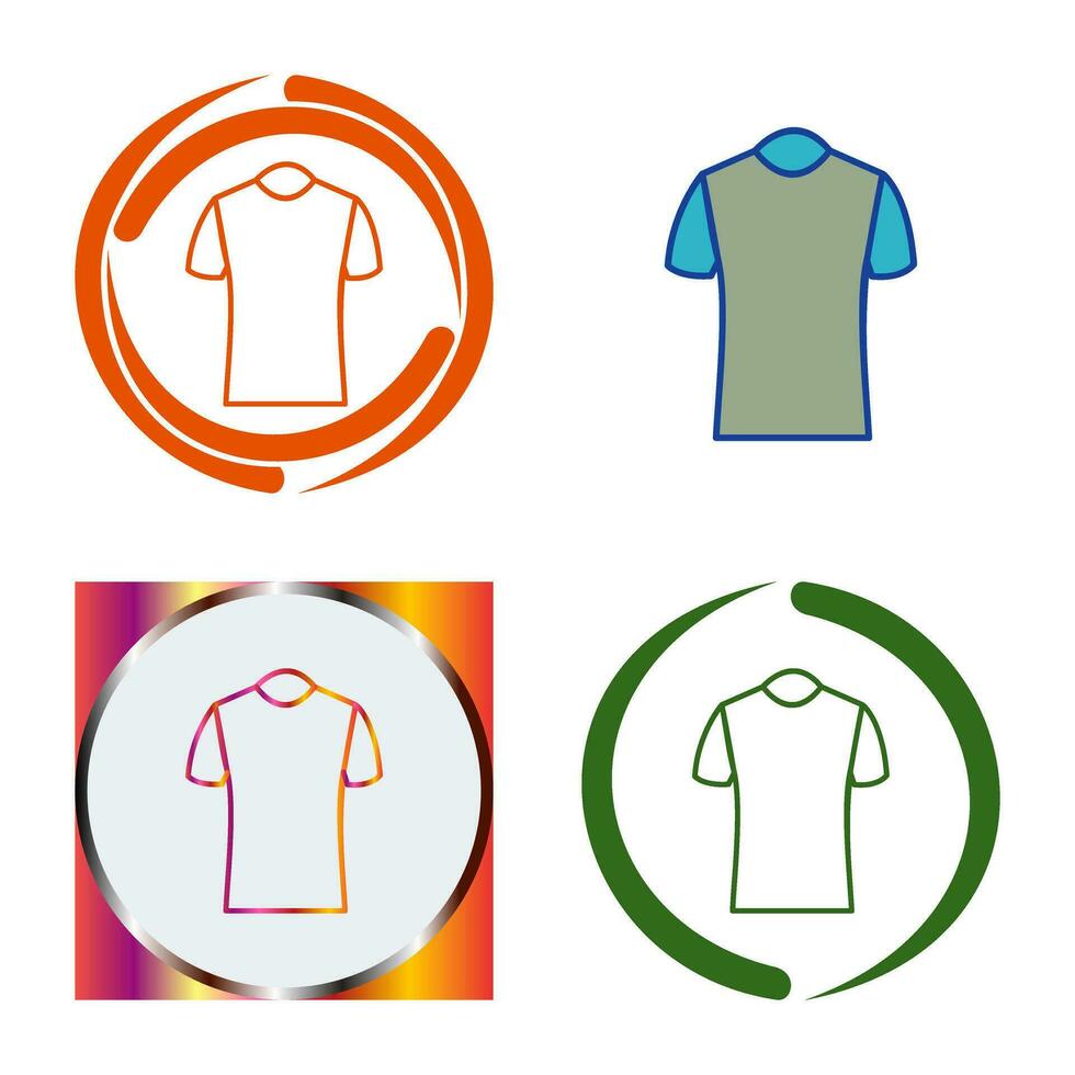 icono de vector de camisa de polo