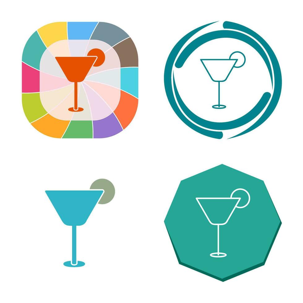 Cocktail Drink Vector Icon