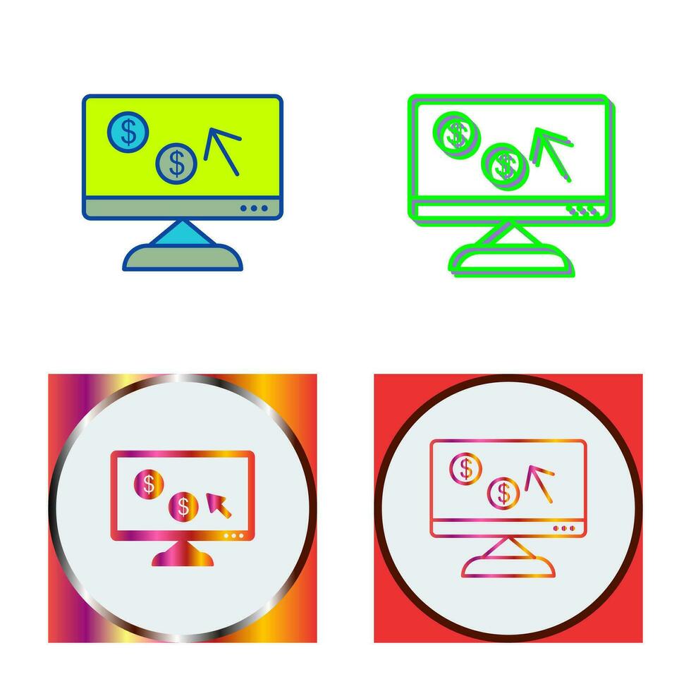 Unique Pay Per Click Vector Icon