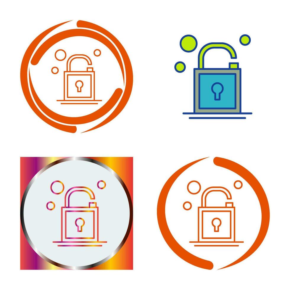 Open Lock Vector Icon