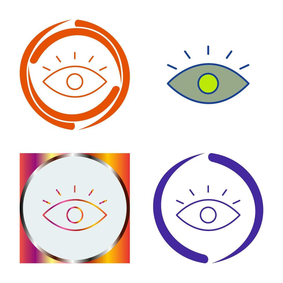 icono de vector de ojo