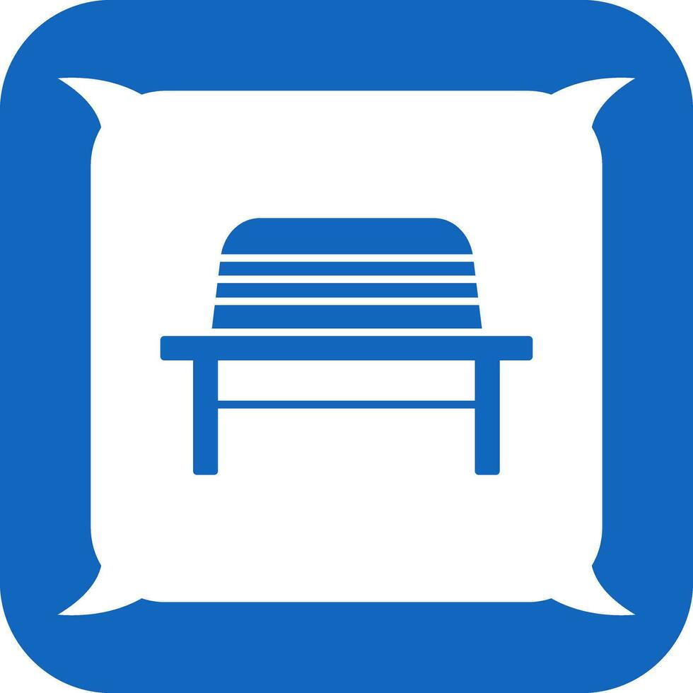 Garden Bench Vector Icon