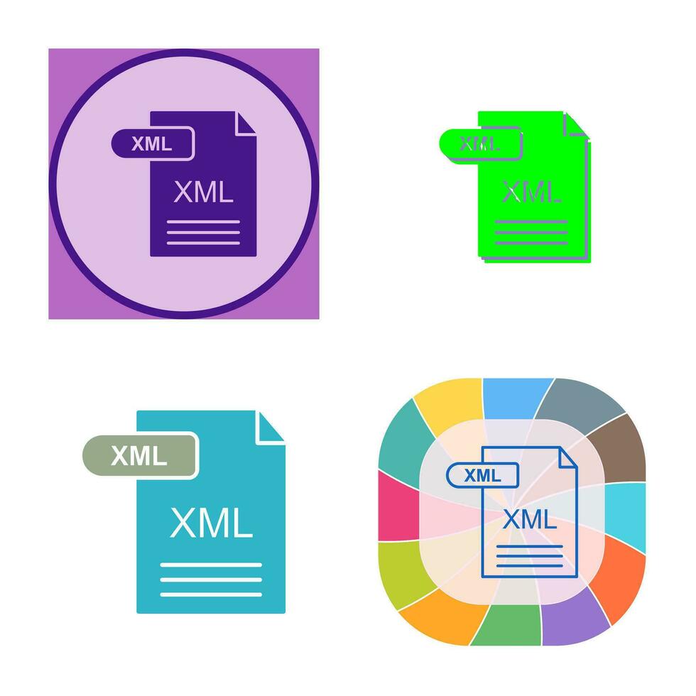 XML Vector Icon