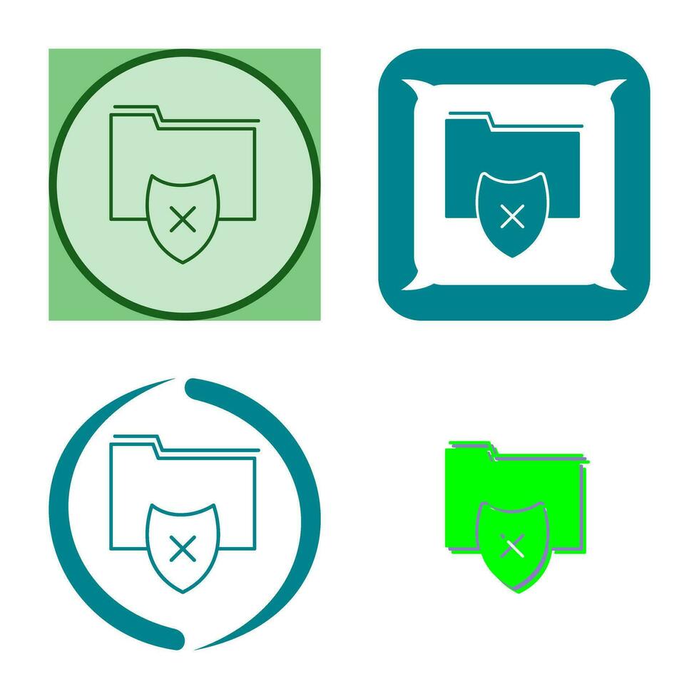 Vulnerable Folder Vector Icon