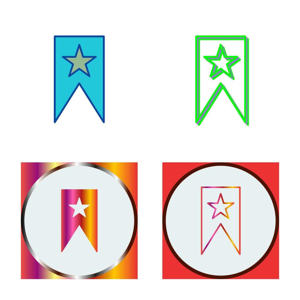 Unique Bookmarking Services Vector Icon