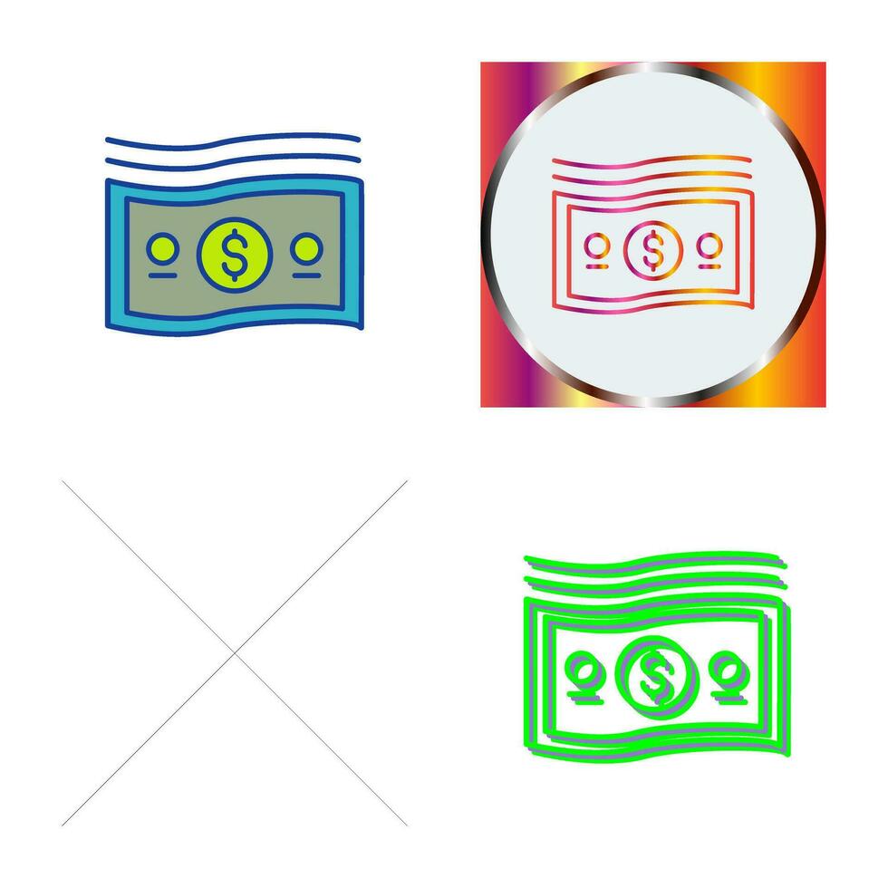 icono de vector de dólar