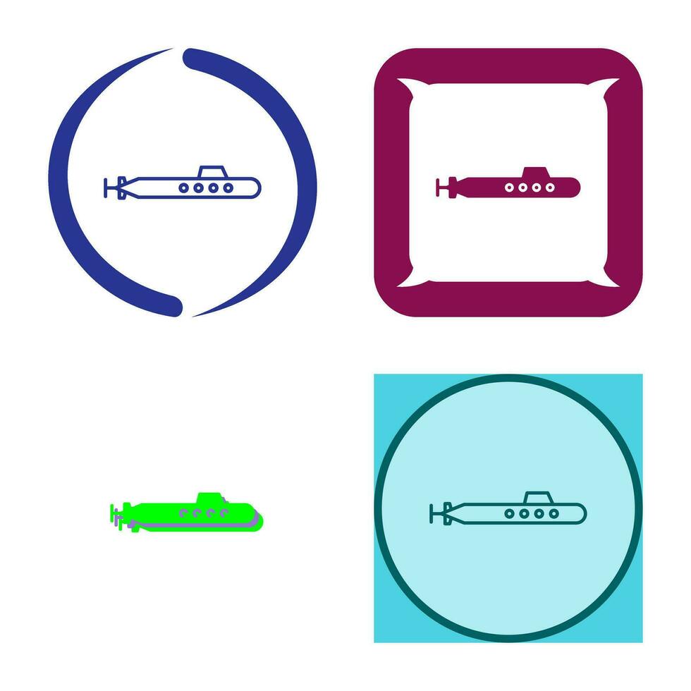 Submarine Vector Icon