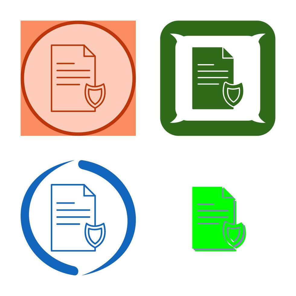 Private Document Vector Icon