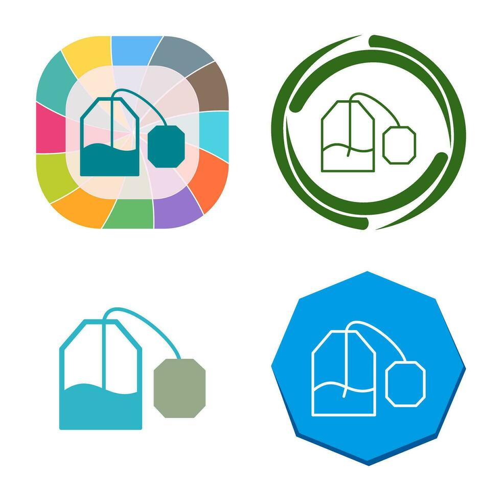 Tea Bag Vector Icon