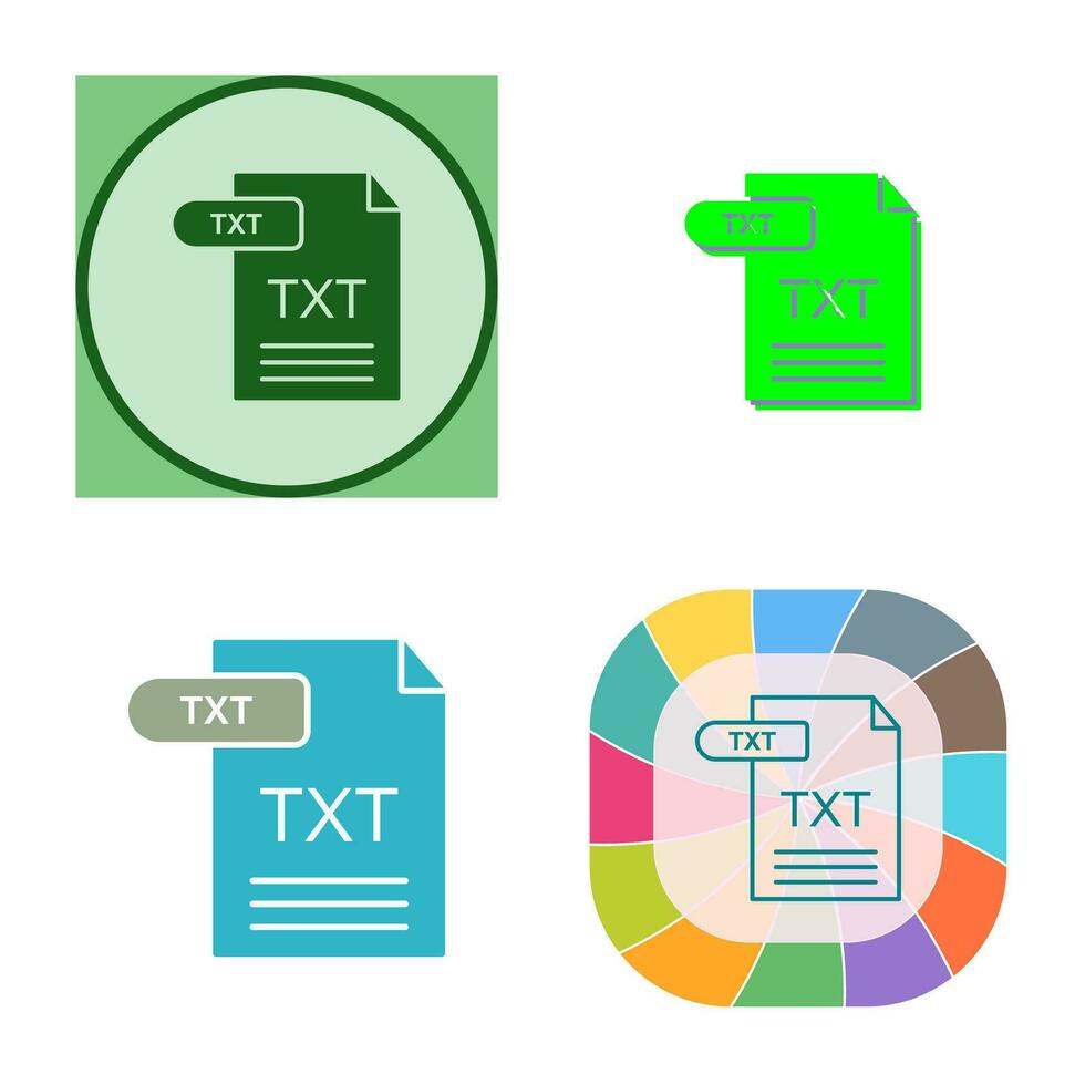 TXT Vector Icon