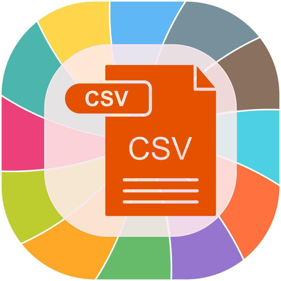 CSV Vector Icon