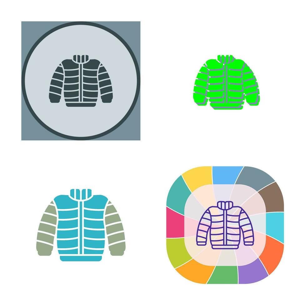 icono de vector de ropa de invierno