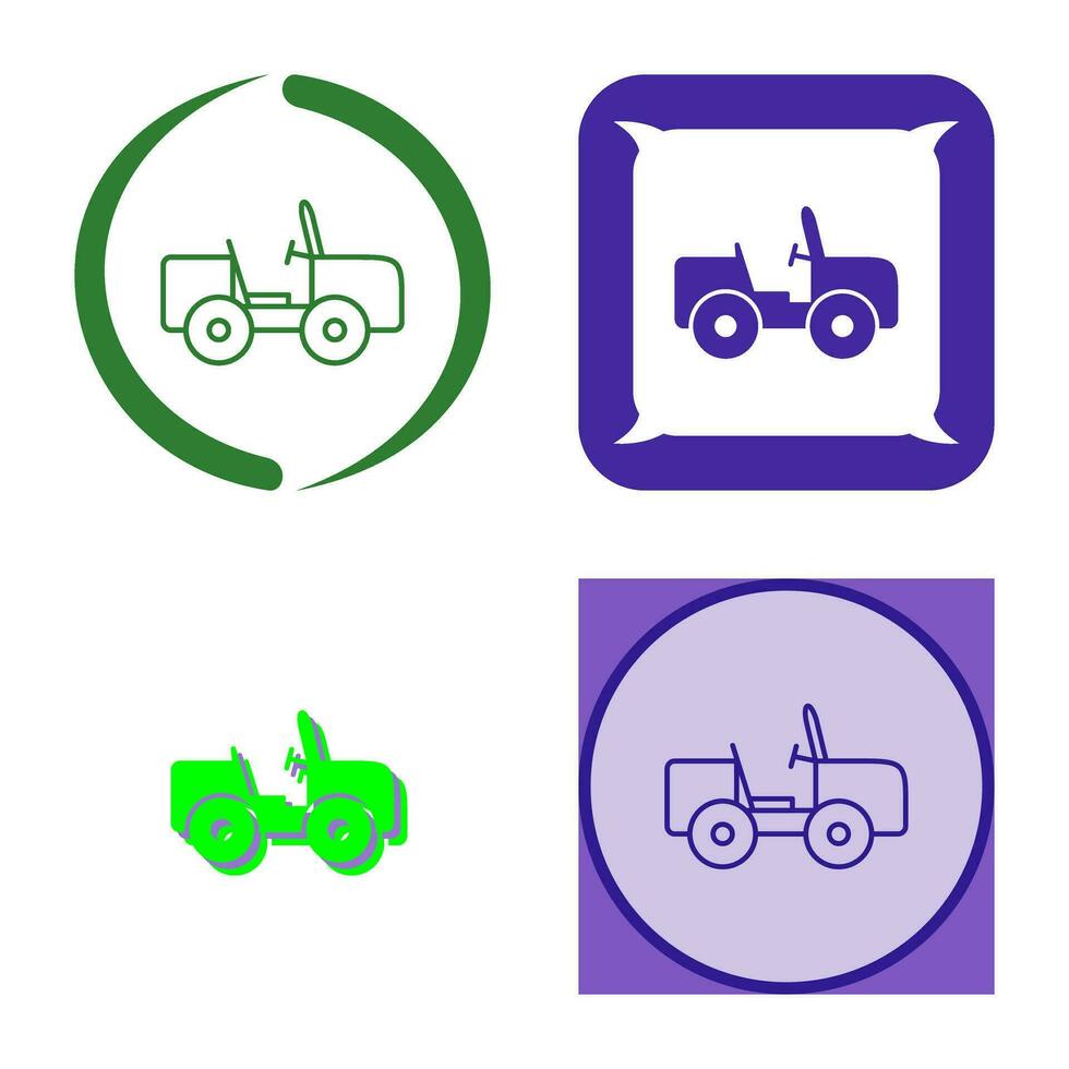 Safari Jeep Vector Icon