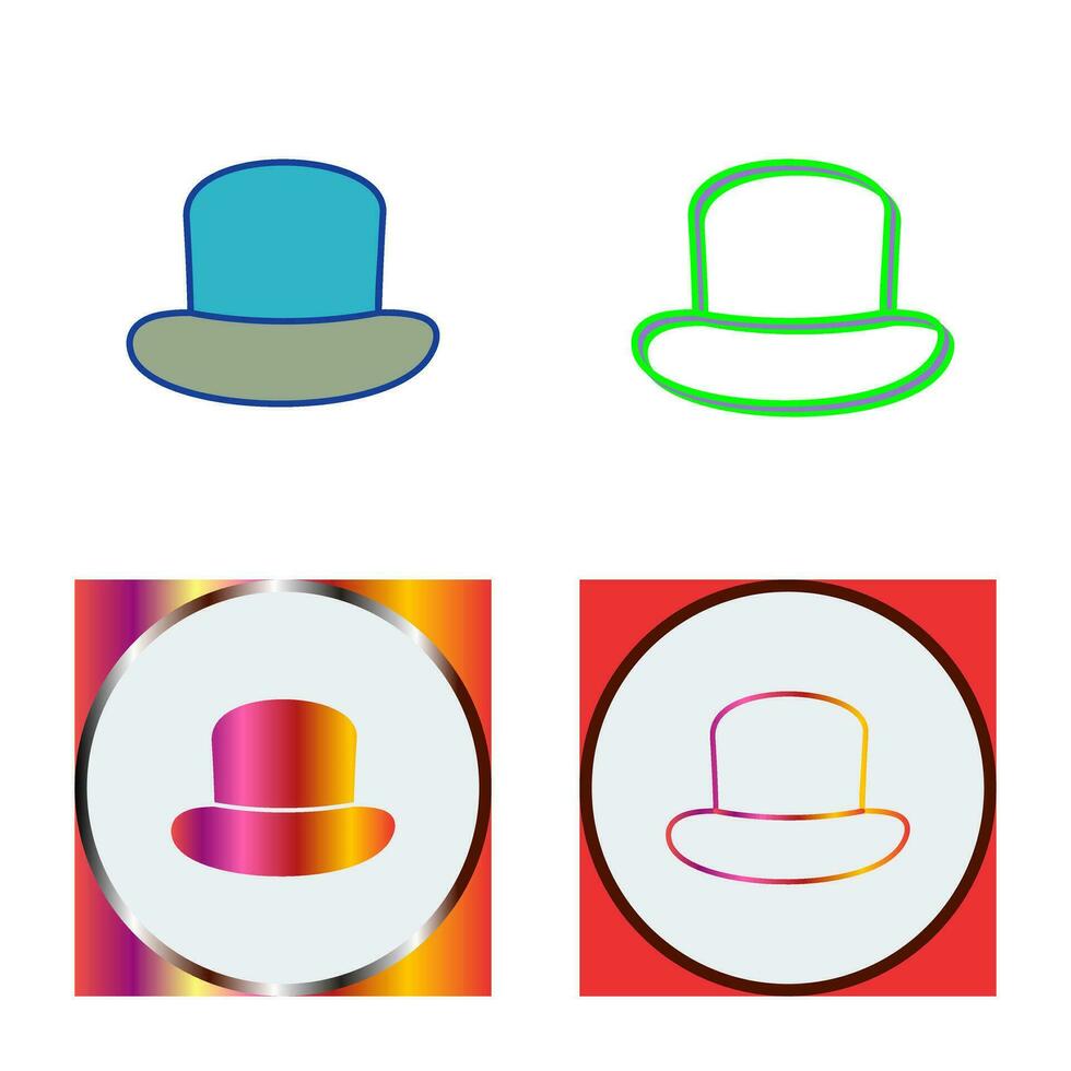 icono de vector de sombrero