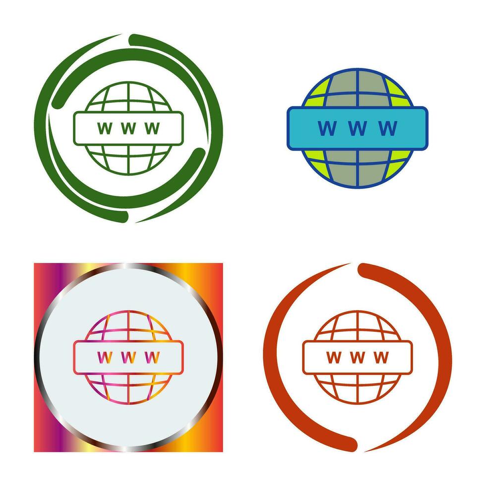 World Wide Web Vector Icon