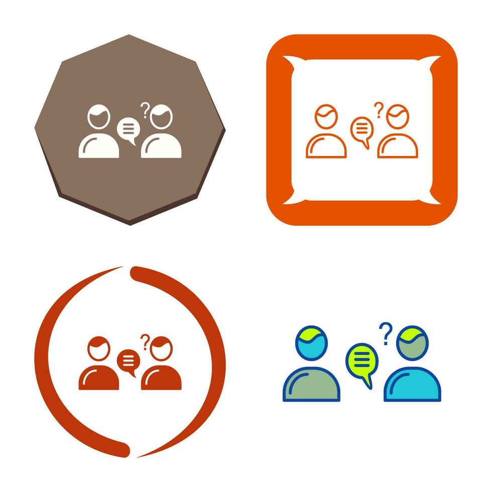 Unique Consulting Services Vector Icon