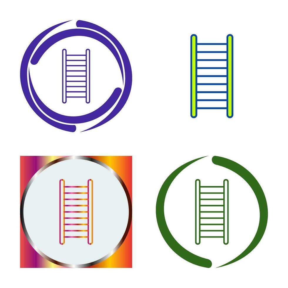 icono de vector de escaleras único