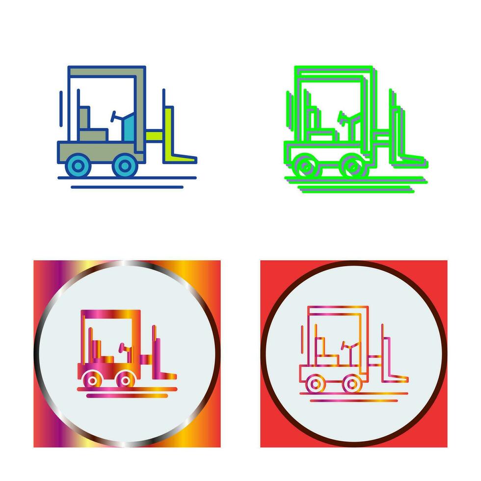 Forklift Vector Icon