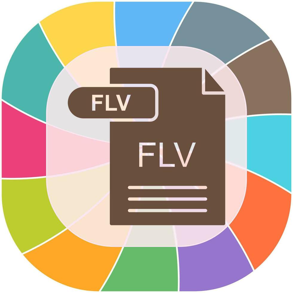 FLV Vector Icon