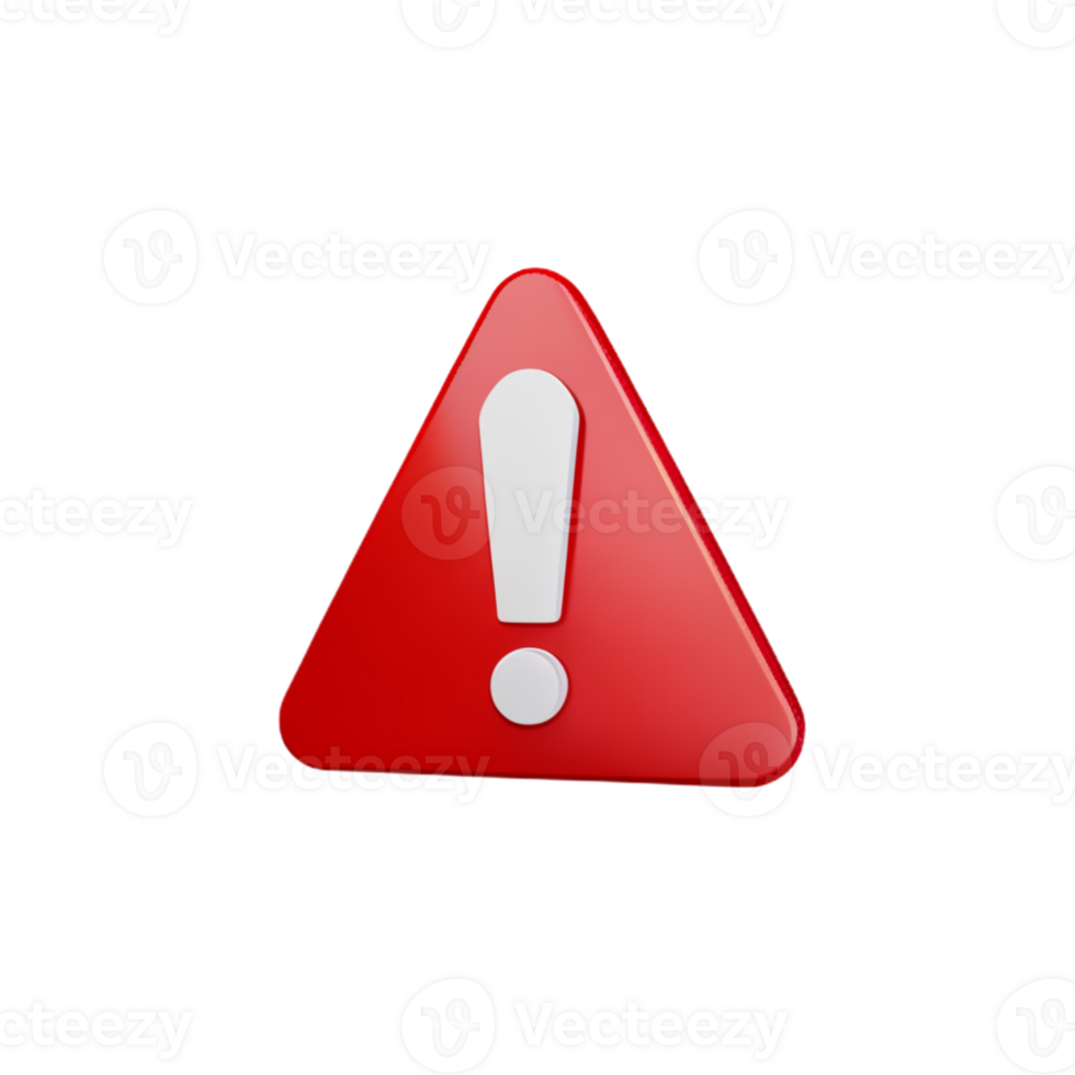 Attention Bell Alert AI Generative png