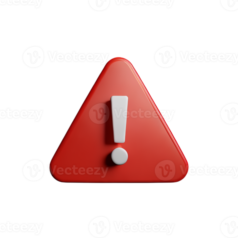 Attention Bell Alert AI Generative png