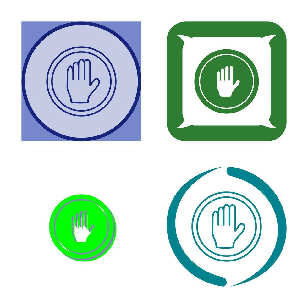 Halt Vector Icon