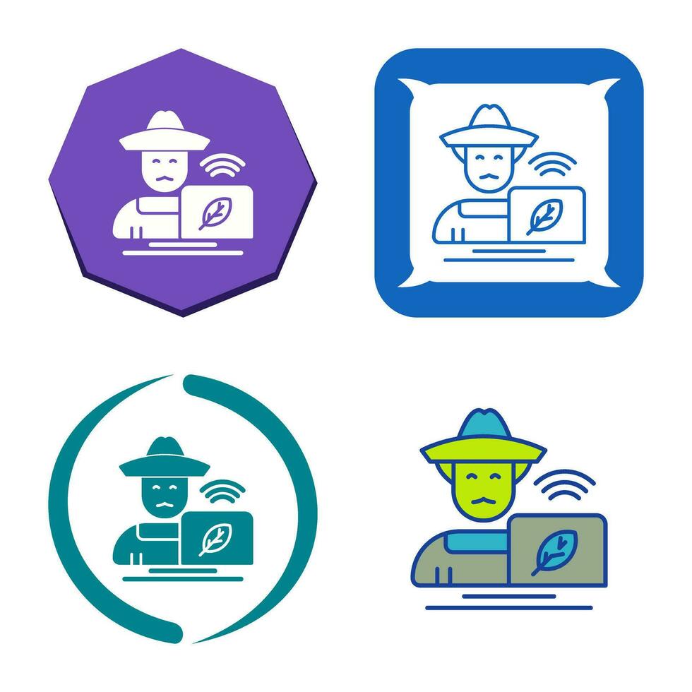 Farmer Vector Icon