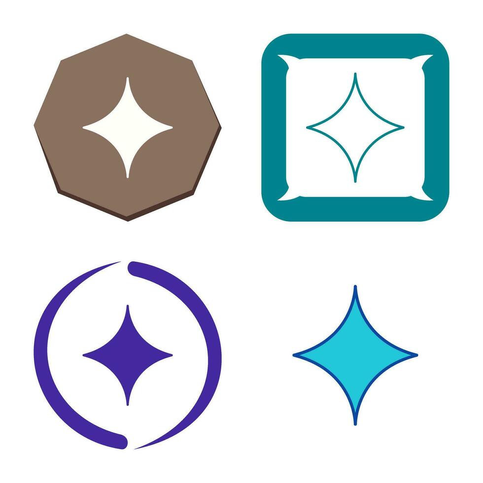 Unique Diamond Vector Icon