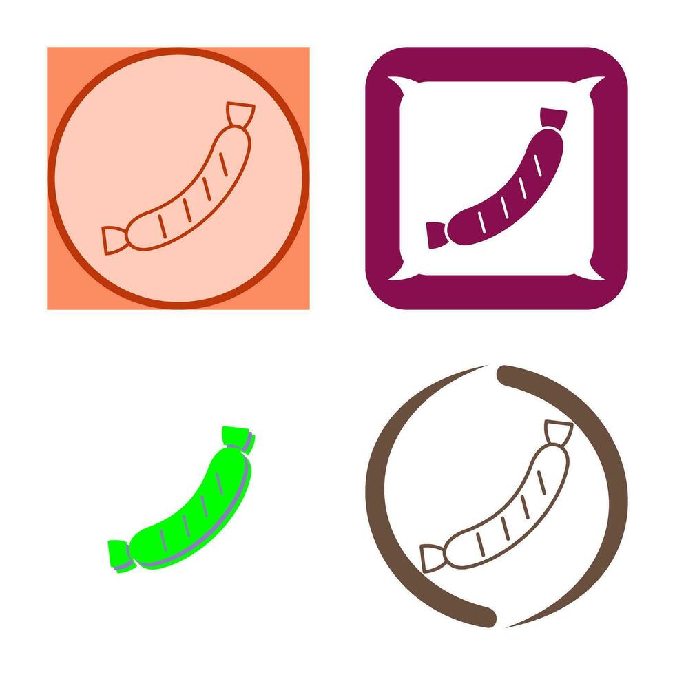 Sausage Vector Icon