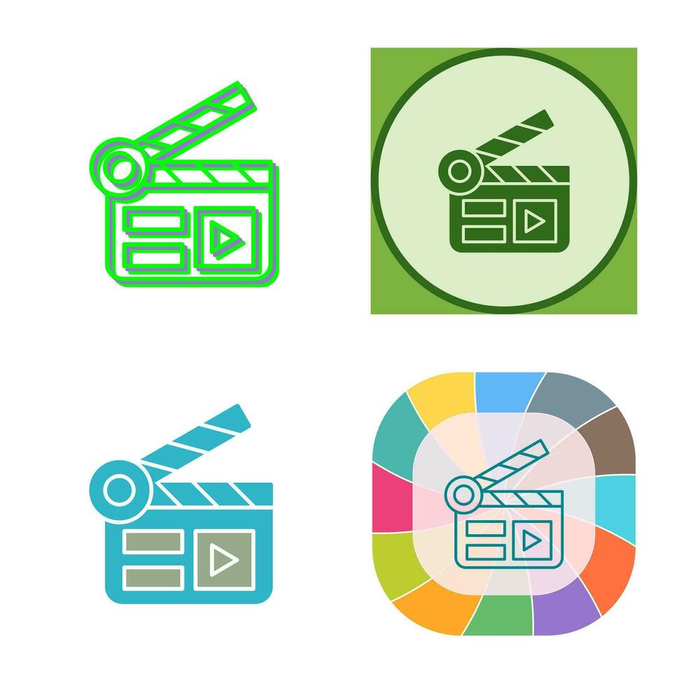 Clapper Board Vector Icon