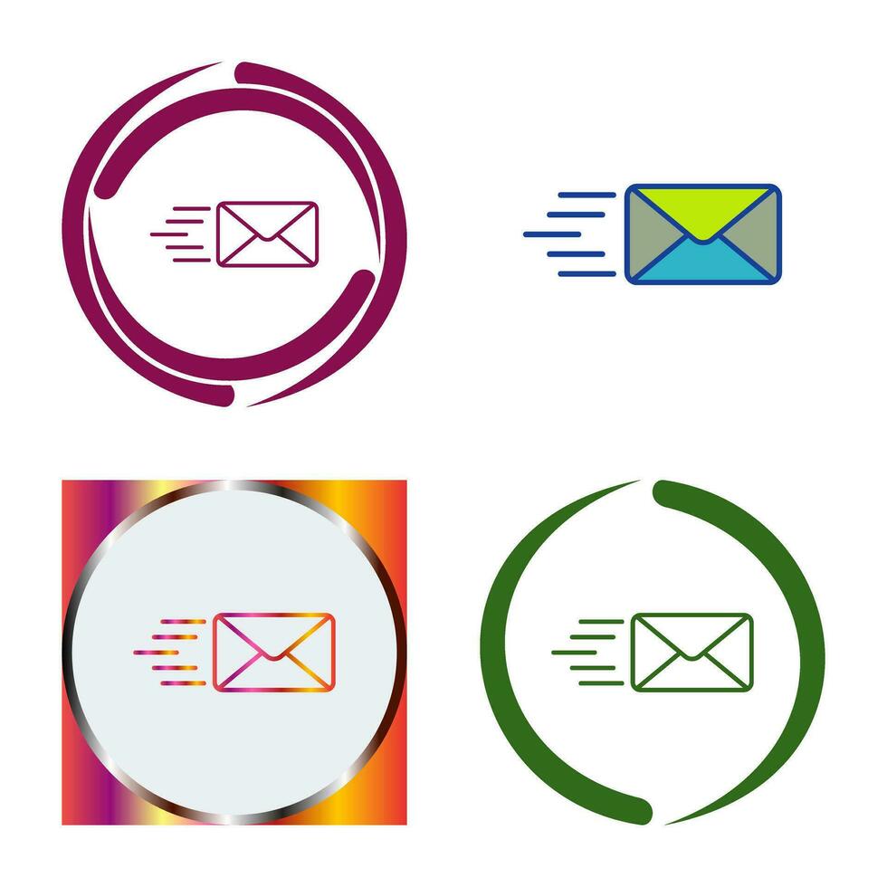 icono de vector de correo