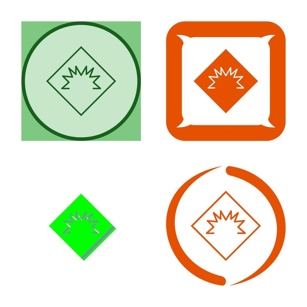 Danger of Welding Flash Vector Icon