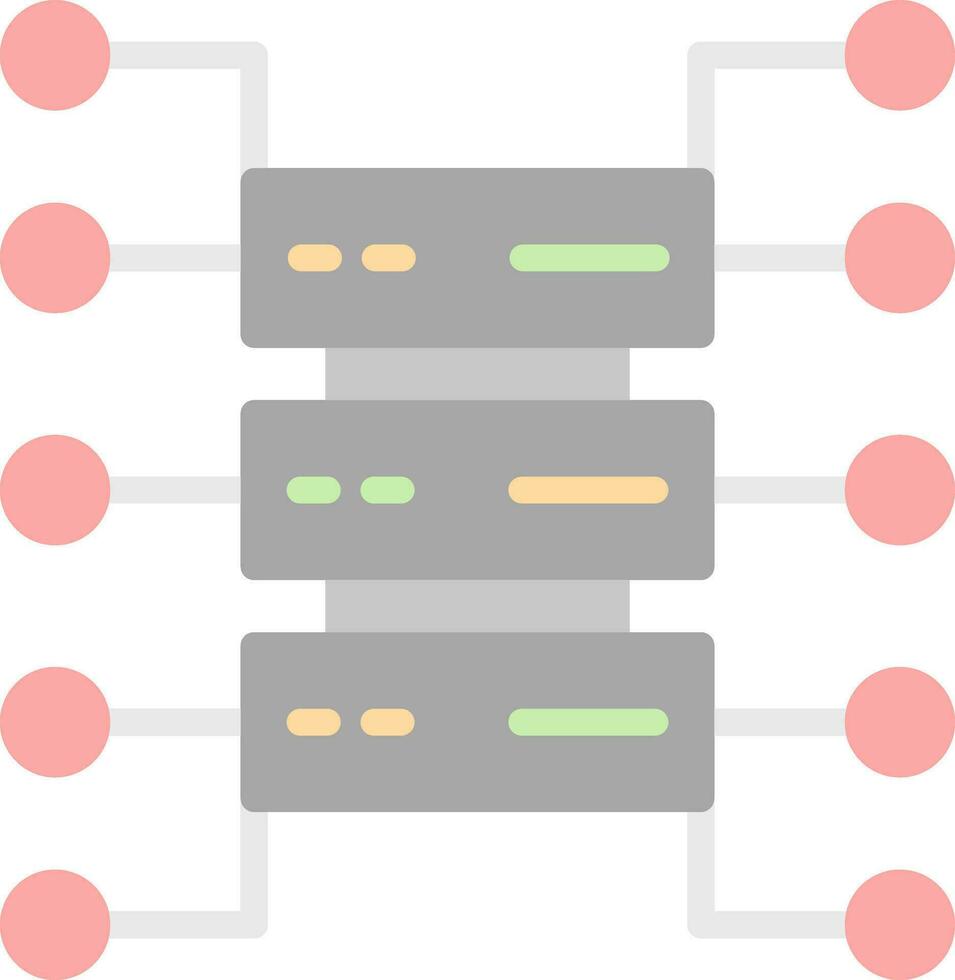 Organizational Structure Vector Icon Design